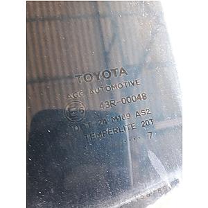 Toyota Auris Bal Hátsó Lejáró Ablaküveg